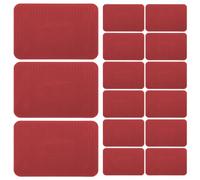 100pcs Red Plastic Flat Shims for Door Hinges and Timber Joists | Easy to Cut, Gap Filling Support, Renovation Projects, Handymen and Home Renovators