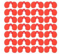100pcs Red Plastic Poultry Peepers Size M for Hen and Pheasant