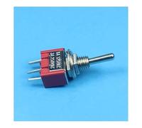 100PCS Red SPDT PCB Terminals Toggle Switch ON ON 6A 125VAC 3A 250VAC Single Pole Switches 6MM 3 Pins IDGTTLDF(ON-OFF-ON)