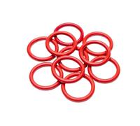 100pcs Red White Silicone O Ring Gasket CS 1mm OD 3.5-13.5mm Silicon Rubber O-ring