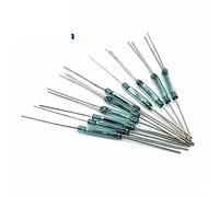 100pcs Reed Switch 3 pin Magnetic Switch 2.514mm Normally Open Normally Closed Conversion 2.5X14MM NO NC Conversion for Sensors DIY Supplies