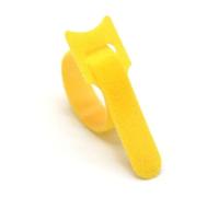 100pcs Releasable Cable Ties Plastics Fastening Reusable Tie 150 200 250 300mm Straps Nylon Wrap Zip Bundle Bandage Cable Management(Yellow,250mm)