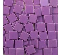 100PCS Resin Mosaic Tiles Dark Purple 1CM Square Mosaic Tiles Bulk Mosaics Supplies for Crafts