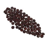 100pcs Retro Tortoise Shell Mushroom Sewing Buttons for Crafters | Brown Plastic Dome Style, Easy Sew-on Fastening, for Suits, Cardigans, Costume Making