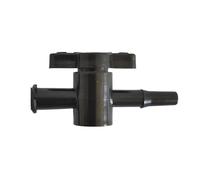 100pcs Reusable Reusable Reusable 2-Way Stopcock Valve Female to Barbed Connections for Laboratory, Food Machinery, and Aquarium Equipment(Black)