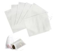 100PCS Reusable Tea Filter Bags with Drawstring - Empty Tea Bags for Loose Leaf Tea, Coffee, Herbs & Spices - Biodegradable, Eco-Friendly Infuser Bags (5 * 7cm)