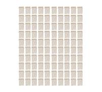 100Pcs Rose Mesh Bag 6.3x4.3in Drawstring Organza Gift Bags for Weddings Parties Birthdays Christenings Valentines Day with Satin Cords, Multi Purpose Mesh Pouches for Candies Jewe (White with Gold)