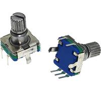 100PCS Rotary Code Switch EC11S 20CC The Plum Blossom Handle 12.5F The Encoder 12.5KQ Digital Potentiometer