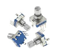 100PCS Rotary Code Switch EC11S 20CC The Plum Blossom Handle 12.5F The Encoder 12.5KQ Digital Potentiometer