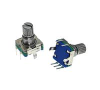 100PCS Rotary Code Switch EC11S 20CC The Plum Blossom Handle 12.5F The Encoder 12.5KQ Digital Potentiometer