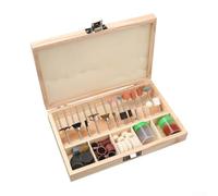 100Pcs Rotary Tool Accessory Set For Polishing Grinding And Sanding Wood Metal And Stone Surfaces At Home Workshop