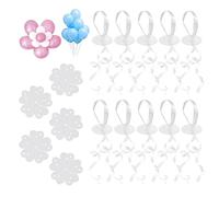 100pcs Round Balloon Sealing Clips, 5 Styling Clips, Balloon String, Balloon Ribbon Clips, Knot Free Balloon Ribbon Sealing Clips, Styling Clips, For Wedding Celebration, Birthday Party