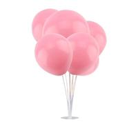 100pcs Round Latex Balloons, Colorful Party Decorations, Pink, Birthday and Wedding Set - Vibrant Colors, Easy to Hang, Ideal for Celebrations (Pink)