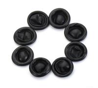 100pcs Rubber Finger Cots for Cleaning and Art Projects Elastic and Comfortable Fit (Black)