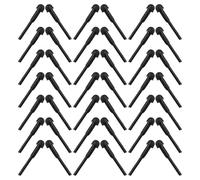 100pcs Rubber Scissors Muffler Replacement Buffer Stick | Black Replacement Accessory, Salon and PET Grooming Use, Reduces Vibration, Ergonomic Rubber Bumper
