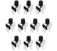 100Pcs RV09 Vertical Potentiometers 0932 3Pin Short Handle 1K/2K/5K/10K/50K/100K Adjustable Resistor DIY Potentiometer Switches Electromechanical components (Size : 20K Ohm)