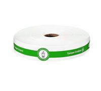 100Pcs Safe Secure Tamper Evident Seals Stickers Retail Package Seal Labels Food Delivery Safety Sticker for Coffee Milk Tea Ice Cream(Green)