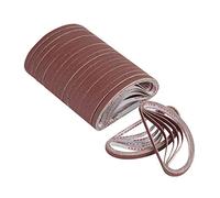 100PCS Sanding Belts, 22x0.63cm Belt Power Finger File Sander High Grinding Abrasive Sanding Polishing Paper for 8-10 Cloth Cutting Machine