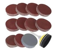100Pcs Sanding Disc 1inch 25mm Sandpaper Backing Pad Polishing Pads Sanding Discs Assortments For Polishing Wood Automobile