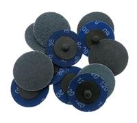 100PCS Sanding Discs Holder for Die Grinder Featuring Quick Lock System and Four Grit Choices 36/60/80/120 for Various Sanding Needs (80#)