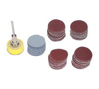100Pcs Sanding Discs Kit, Alumina Stainless Steel Fast Change Discs, 1 Inch, 5 Grits - Durable Polishing, Antistatic Stearic Coating, Ideal for Metal Plastic Wood