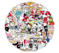 100PCS Sanrio Stickers for Laptop Water Bottle Luggage Snowboard Bicycle Skateboard Decal for Kids Teens Adult Stickers