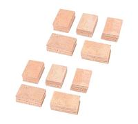 100Pcs Saxophone Neck Cork Sheet 2Mm Soprano Tenor Alto Saxophone Clarinet Joint Natural Neck Cork Sheet Natural Kit