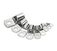 100pcs SC1.5 SC2.5 SC4 SC6 SC10 SC16 SC25 Wire Nose,Cord end terminal,Copper Terminals,Cable Lugs,Screw Hole M4 M5 M6 M8 M10 M12(SC16-4)