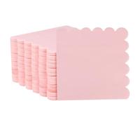 100pcs Scalloped Edge Napkins: Decorative Pink Disposable Napkins for Party Wedding Baby Shower for Events Party Supplies