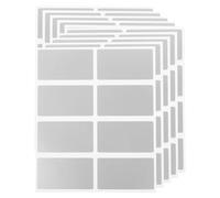 100pcs Scratch Off Cards Stickers Silver Paper DIY