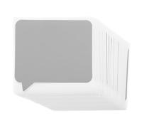 100pcs Scratch Off Labels Stickers Silver Paper | Interactive Smooth Reveal Coating, Polished Modern Finish, Classroom Rewards, Customer Appreciation, Christmas Use