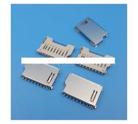 100Pcs SD Memory Card Socket Slot PCB Solder Connector Short Type EKFBQBGW