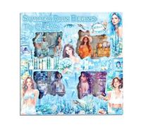 100Pcs Seasonal Flower Sticker for Kid Scrapbooking Craft with Designs PET Materials in Storage Box Cute Scrapbook Sticker