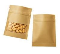 100Pcs Seed Envelopes, Small Sealable Bags, Brown Kraft Paper Seed Packets Envelopes for Seed Storage, Coin Organization, Jewelry Packaging, Small Item Categorization, Party Favor Packaging
