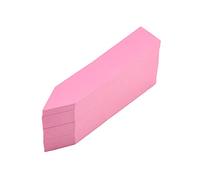 100Pcs Seed Label Marker, 10x2cm/3.94x0.79in Water Proof Flower Name Tag Plastic Nursery Garden Stake Sign for Outdoor Seedlings (Pink)