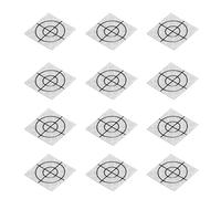 100PCS Self Adhesive Reflective Sheet Reflector Sticker Patches for Total Station Survey 3x3cm (2 * 2cm)