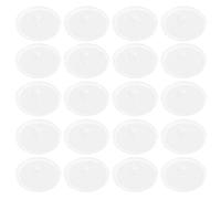 100Pcs Self-Adhesive Small Disc Hooks 2.2Cm Punch-Free Wall and Ceiling Hooks for Household Hanging and Xmas Decoration