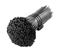 100PCS Self Locking Plastic Nylon Tie Black Fasten Cable 3 * 80/3 * 100/3 * 120/3 * 150/3 * 200/4 * 150/4 * 200/4 * 250/4 * 300/5 * 200/5 * 300mm Loop Wire Wrap(3x150mm)