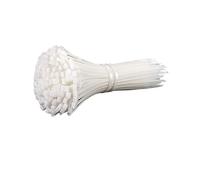 100pcs Self-Locking Wire Zip Ties Set Kit 8 * 300 8 * 350 8 * 400 8 * 500 8 * 700 Nylon Cable Tie Plastic Zip Loop Wire 7.6mm(White,7.6mm x 40cm 100pcs)
