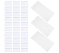 100pcs Self Seal White Confidential Envelopes Enhanced Privacy | Plain White Paper Material, for Invoices and Pay Stubs, Suited for Law Offices and Small Business Owners