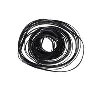 100pcs/set 3mm Wide Rubber Belt Mixed Size Flat Cassette Tape Machine Belt Set Recorder Portable Player Mixed Size Square Belt