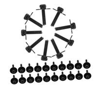 100pcs Set Drum Lug Screws Drumstick Holder Replacement Drum Screws Intelligent Hand Drummer Drum Tom Mount Screws nut Wrench Drum Wrench Drum Opener Pool Wrench Black Metal
