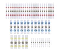 100pcs Set Heat Shrink Wire Connectors Solder Sleeves Fast Butt Terminals Terminator Electrical Electrician