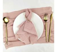 100PCS Sewing Cloth Napkins 30x30cm Cotton Factory Fabric Serviette Gauze Table Towels Wedding Decoration