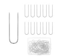 100PCS Sewing U-Pins, Blocking Pins, Double Pointed Fork Pin, U Shaped Quilting Pin for Sewing Needlecraft Quilting Crafts DIY Jewelry Making and Home Decor