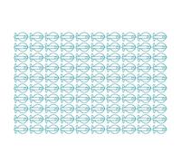 100pcs Shaped Paper Clips Paperclip Holders Portable Fish Shape Metal Portable Office Clips for File Classification Document Organizing