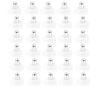 100pcs Shelf Support Pegs for Cabinet and Bookcase Stability, White | ABS Zinc Alloy Build, Keeps Boards Level, Reliable Support for Pantry Shelving and Bookcases