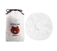 100Pcs Shrinkable Fresh Keeping Bags PE Cling Film Bags,Elastic Plastic Food Storage Covers Lids Universal Reusable Elastic Food Bowl Lids Kitchen Supplies for Food Fruit Vegetable Meat Preservation