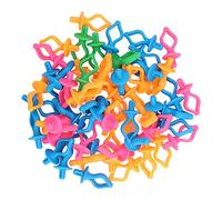 100pcs Silicone Bobbin Holder Colorful Adjustable Thread Spool Clips Compact Sewing Accessories for Tailors Sewing Lovers Crafters