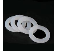100pcs Silicone Flat Washer Gasket Seal - Durable and Versatile for 1/4" to 1-1/2" BSP NPT Fittings(15x24x3mm)